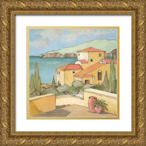 Torrino II Gold Ornate Wood Framed Art Print with Double Matting by Brent, Paul