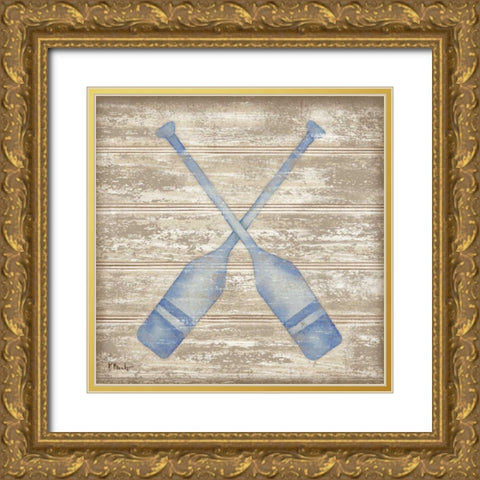 Providence IV Gold Ornate Wood Framed Art Print with Double Matting by Brent, Paul