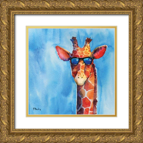 Sunny Farm II Gold Ornate Wood Framed Art Print with Double Matting by Brent, Paul