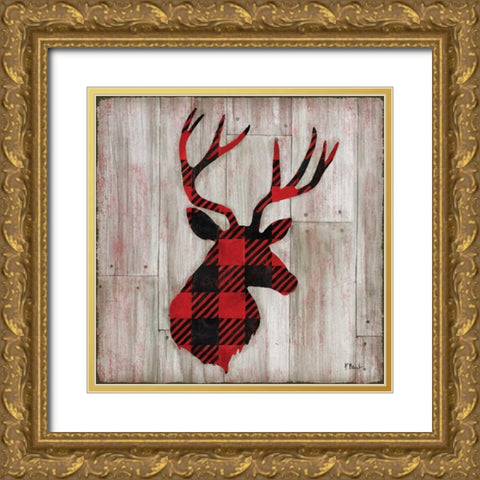 Logan Lodge I Gold Ornate Wood Framed Art Print with Double Matting by Brent, Paul
