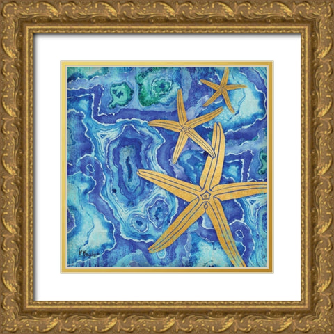 Agate Shell II Gold Ornate Wood Framed Art Print with Double Matting by Brent, Paul