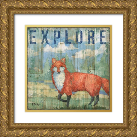 Adventure Lodge II Gold Ornate Wood Framed Art Print with Double Matting by Brent, Paul
