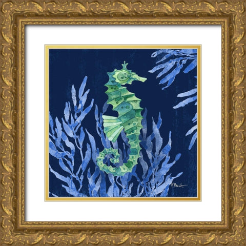 Bondi Sealife II Gold Ornate Wood Framed Art Print with Double Matting by Brent, Paul
