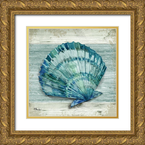 Northpoint Shells II Gold Ornate Wood Framed Art Print with Double Matting by Brent, Paul