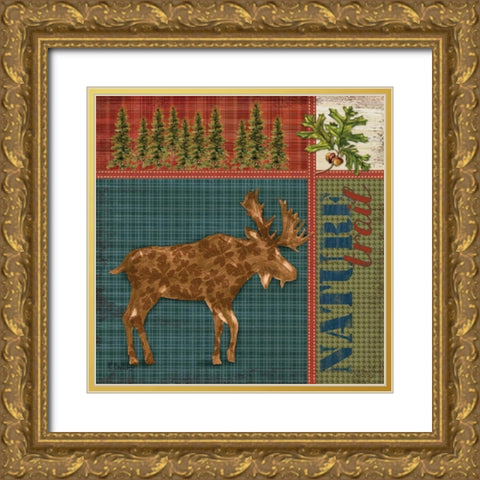 Camp Creek I Gold Ornate Wood Framed Art Print with Double Matting by Brent, Paul