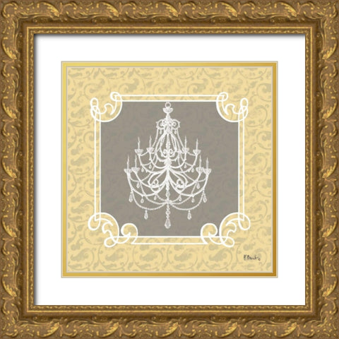 Tres Jolie II Gold Ornate Wood Framed Art Print with Double Matting by Brent, Paul