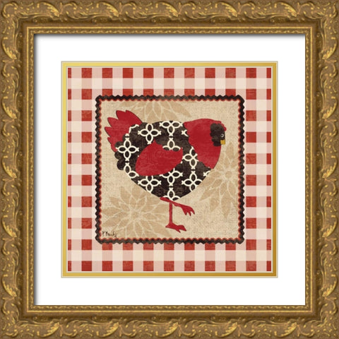 Rustic Roost I Gold Ornate Wood Framed Art Print with Double Matting by Brent, Paul