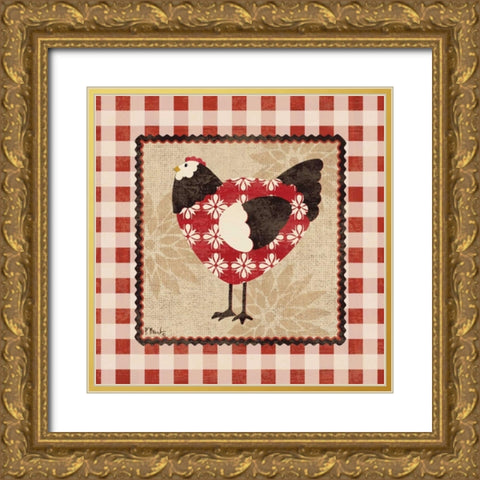 Rustic Roost II Gold Ornate Wood Framed Art Print with Double Matting by Brent, Paul