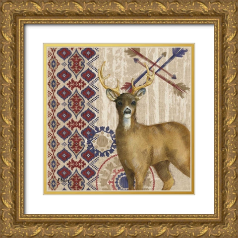 Highlands Ranch I Gold Ornate Wood Framed Art Print with Double Matting by Brent, Paul