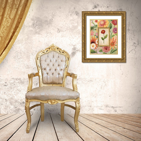 Sweet Romance III Gold Ornate Wood Framed Art Print with Double Matting by Brissonnet, Daphne
