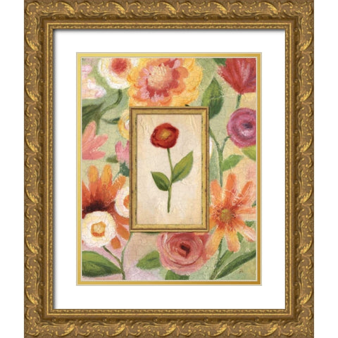 Sweet Romance III Gold Ornate Wood Framed Art Print with Double Matting by Brissonnet, Daphne