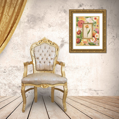 Sweet Romance IV Gold Ornate Wood Framed Art Print with Double Matting by Brissonnet, Daphne