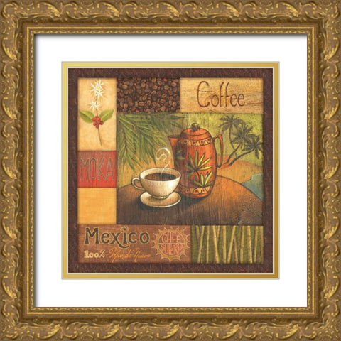 Pause Cafe I Gold Ornate Wood Framed Art Print with Double Matting by Corbin, Delphine