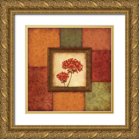 Serenity II Gold Ornate Wood Framed Art Print with Double Matting by Corbin, Delphine
