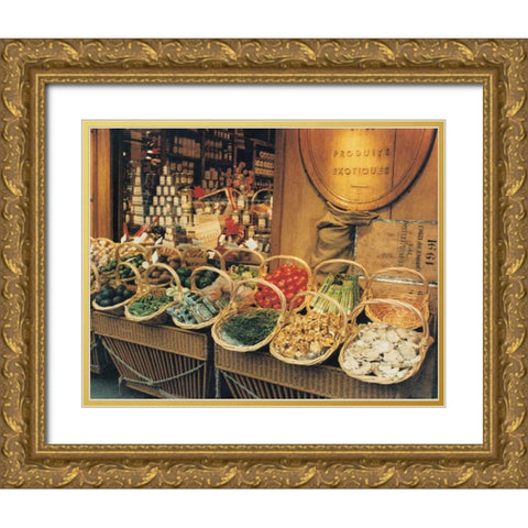 Hediard Gold Ornate Wood Framed Art Print with Double Matting by Cieslikowski, Zeny