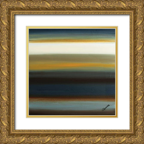 Destinos II Gold Ornate Wood Framed Art Print with Double Matting by Guedez, Carmen
