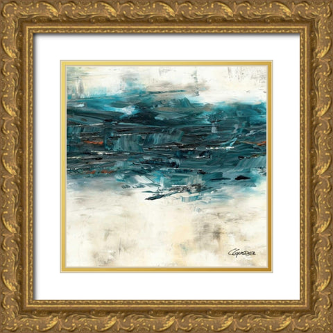 High Tide I Gold Ornate Wood Framed Art Print with Double Matting by Guedez, Carmen