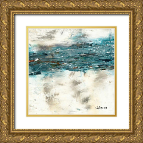 High Tide II Gold Ornate Wood Framed Art Print with Double Matting by Guedez, Carmen