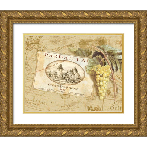 Pardaillan Gold Ornate Wood Framed Art Print with Double Matting by Gladding, Pamela