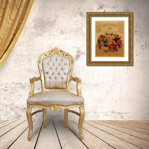 Compagna Gold Ornate Wood Framed Art Print with Double Matting by Gladding, Pamela