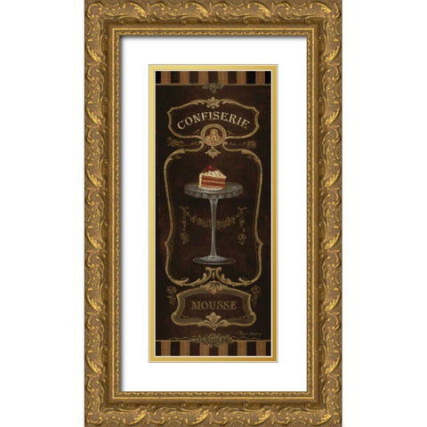 Mousse Gold Ornate Wood Framed Art Print with Double Matting by Gladding, Pamela