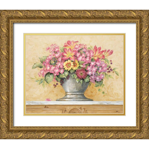 Summer Solstice II Gold Ornate Wood Framed Art Print with Double Matting by Gladding, Pamela