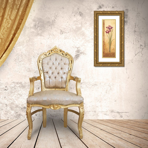 Grandiflora I Gold Ornate Wood Framed Art Print with Double Matting by Gladding, Pamela