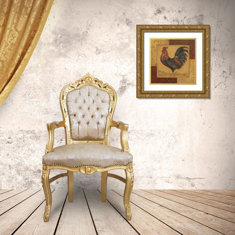 Loire Matin II Gold Ornate Wood Framed Art Print with Double Matting by Gladding, Pamela