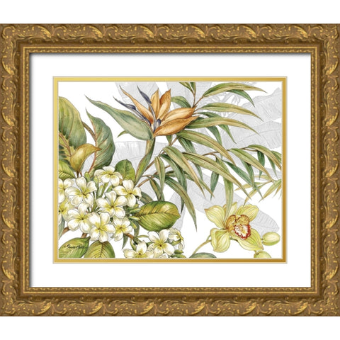Distant Shore II Gold Ornate Wood Framed Art Print with Double Matting by Gladding, Pamela