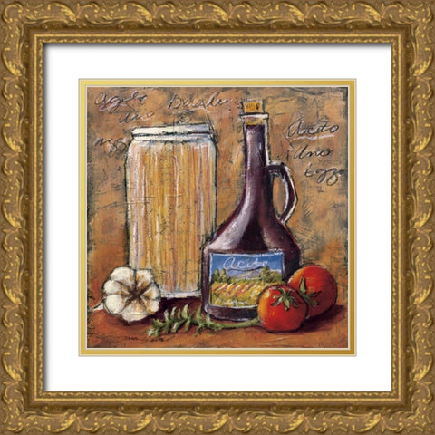 Rustic Kitchen III Gold Ornate Wood Framed Art Print with Double Matting by Gamel, Tara