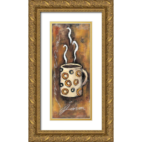 Java Gold Ornate Wood Framed Art Print with Double Matting by Gamel, Tara