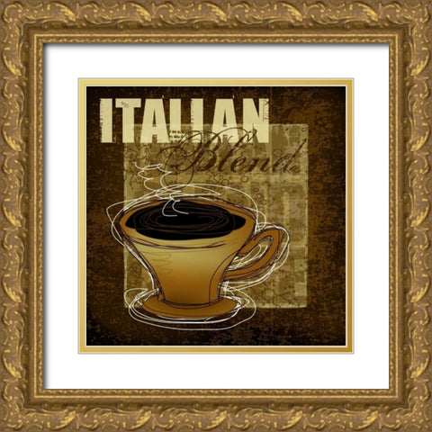 Italian Blend Gold Ornate Wood Framed Art Print with Double Matting by Gamel, Tara