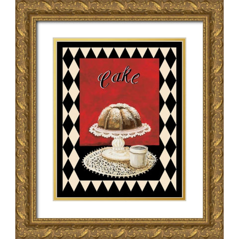 Desserts I Gold Ornate Wood Framed Art Print with Double Matting by Gorham, Gregory