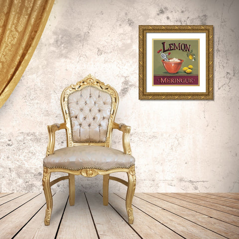 Lemon Meringue Gold Ornate Wood Framed Art Print with Double Matting by Gorham, Gregory