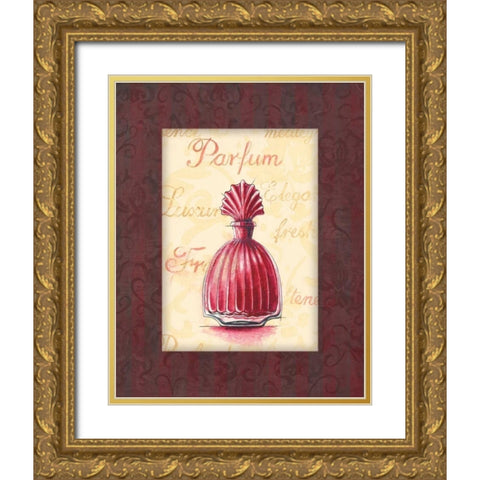 Parfum II Gold Ornate Wood Framed Art Print with Double Matting by Gorham, Gregory