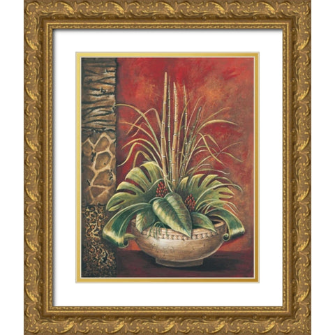 Exotic Tropical I Gold Ornate Wood Framed Art Print with Double Matting by Gorham, Gregory