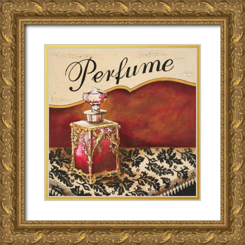 Perfume Gold Ornate Wood Framed Art Print with Double Matting by Gorham, Gregory