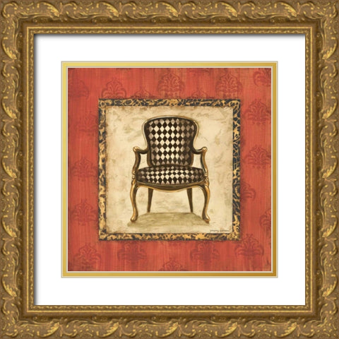 Parlor Chair IV Gold Ornate Wood Framed Art Print with Double Matting by Gorham, Gregory