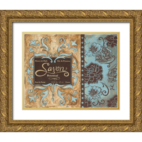 Savon de Paris Gold Ornate Wood Framed Art Print with Double Matting by Gorham, Gregory