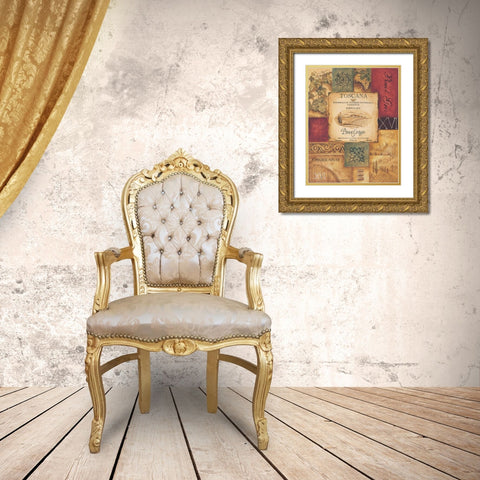Wine Country I Gold Ornate Wood Framed Art Print with Double Matting by Gorham, Gregory