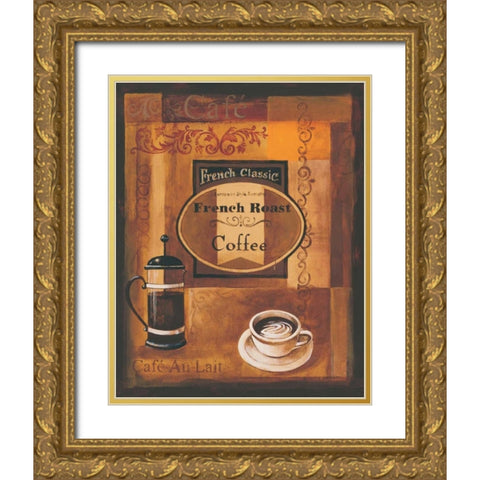 French Classic Gold Ornate Wood Framed Art Print with Double Matting by Gorham, Gregory
