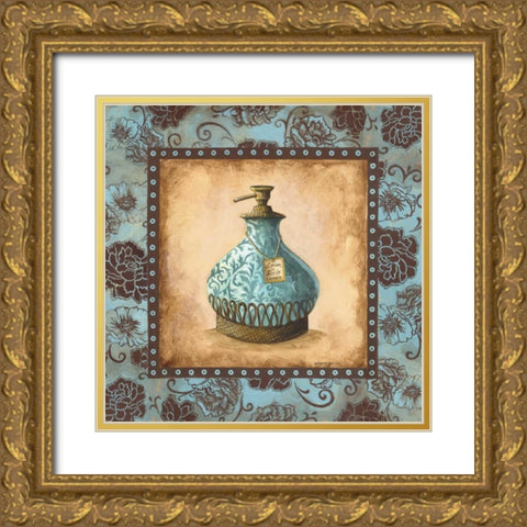 Lotion Gold Ornate Wood Framed Art Print with Double Matting by Gorham, Gregory
