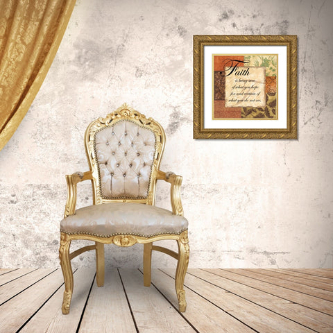 Faith - special Gold Ornate Wood Framed Art Print with Double Matting by Gorham, Gregory