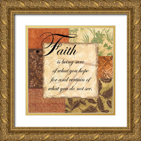 Faith - special Gold Ornate Wood Framed Art Print with Double Matting by Gorham, Gregory