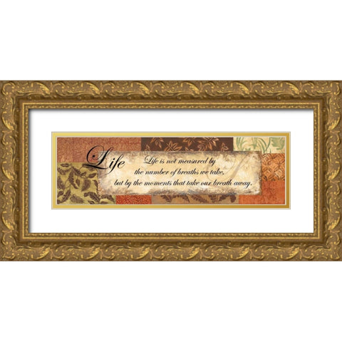 Lifes Moments - special Gold Ornate Wood Framed Art Print with Double Matting by Gorham, Gregory