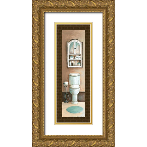 Bath Panel III Gold Ornate Wood Framed Art Print with Double Matting by Gorham, Gregory