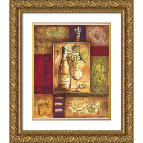 Valley Wine I Gold Ornate Wood Framed Art Print with Double Matting by Gorham, Gregory