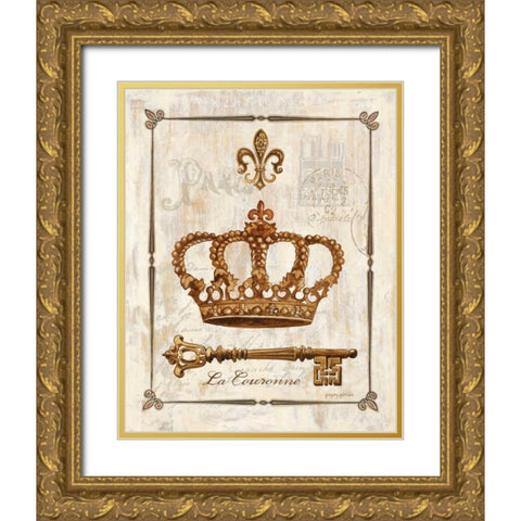 La Couronne Gold Ornate Wood Framed Art Print with Double Matting by Gorham, Gregory