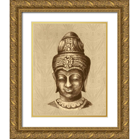 Lopburi II Gold Ornate Wood Framed Art Print with Double Matting by Gorham, Gregory