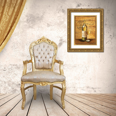 Aged in Oak II Gold Ornate Wood Framed Art Print with Double Matting by Gorham, Gregory